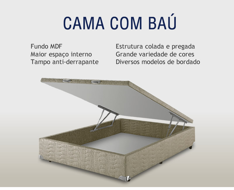 Cama Box com Baú TechBox